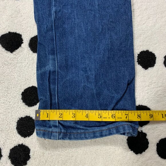 Wrangler Jeans Cowboy Cut Bootcut Mens 28x34 Blue Denim 936PWD Western Rodeo - Picture 13 of 14